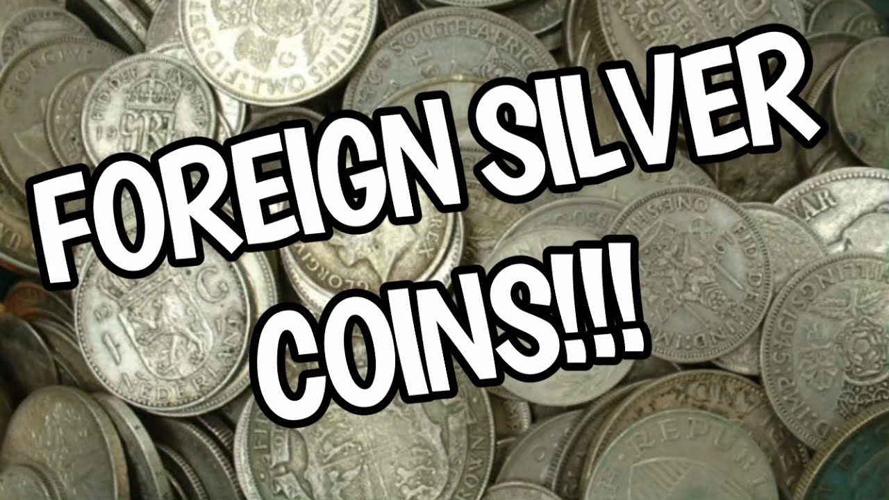 Иностранные серебряные монеты!