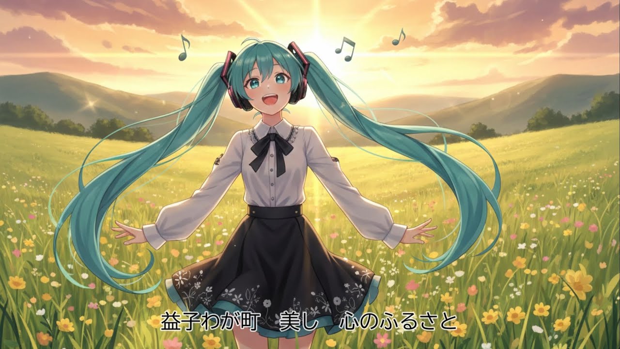益子町民の歌 Rock Version（非公認）Vol.02 Pop Rock Version featuring 初音ミク（V4X）