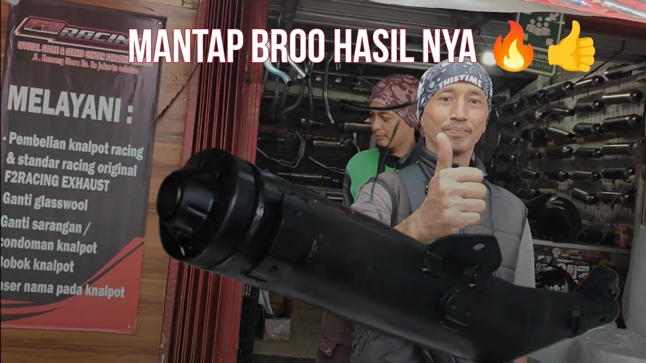 bobok plus restorasi knalpot // Jupiter MX new 135