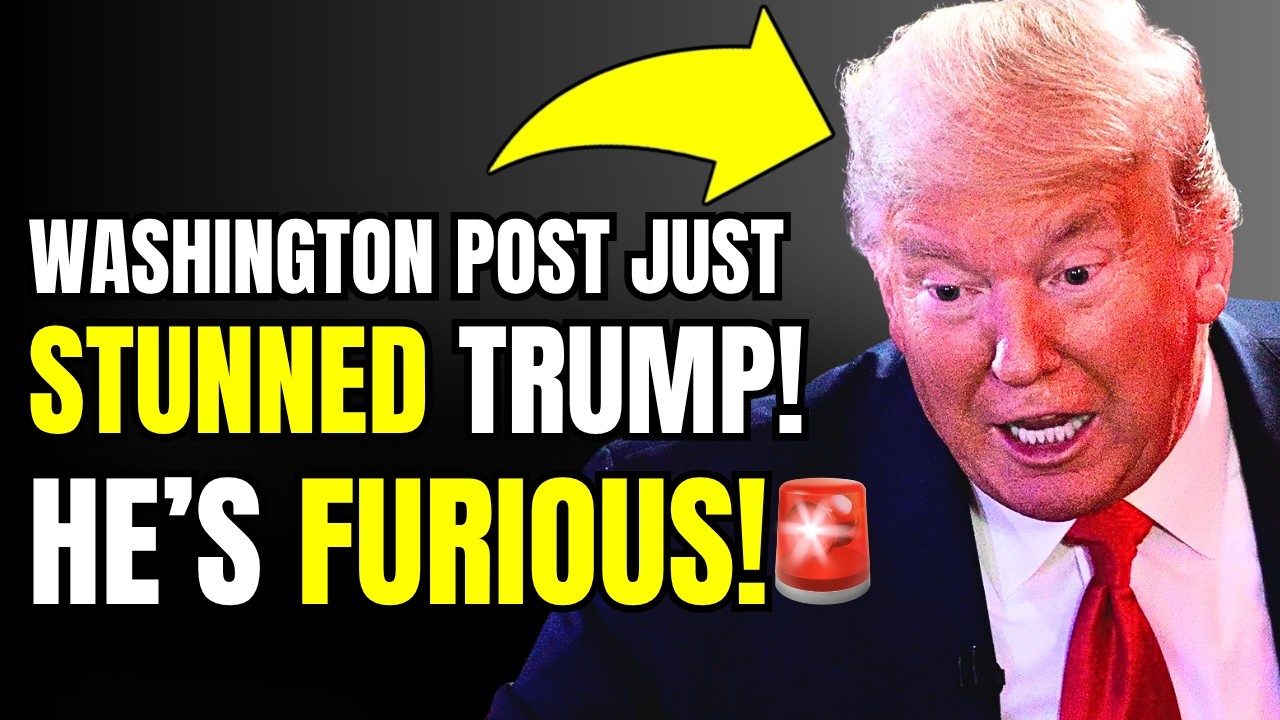 🚨Трамп бежит, а Washington Post неожиданно сбрасывает новую бомбу