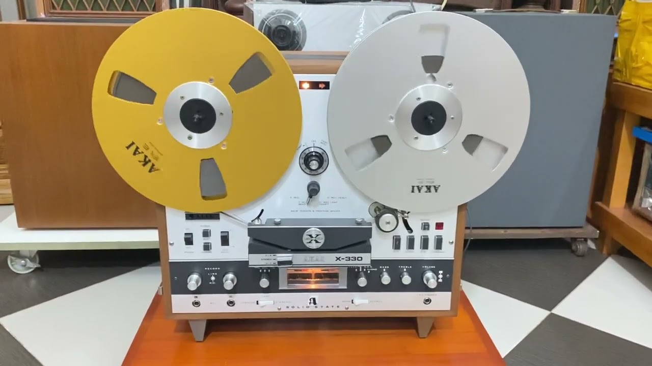 Đầu băng cối akai tự hành x 330 chạy 2 chiều băng 10 ,4 track ,Thành đạt audio 0934654689