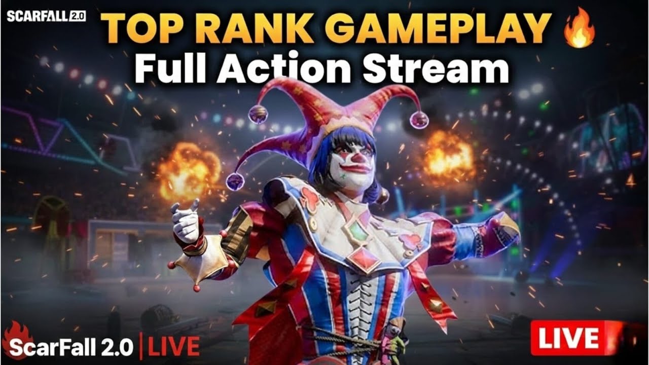 Top Ranker Full Action 🔥 ScarFall 2.0 Live 🔴 |