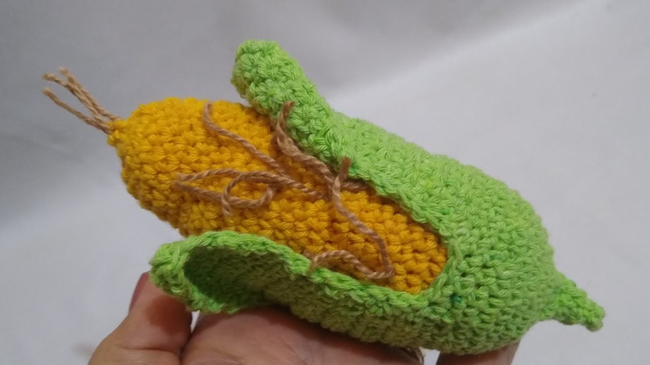 COMO fazer MILHO em CROCHÊ