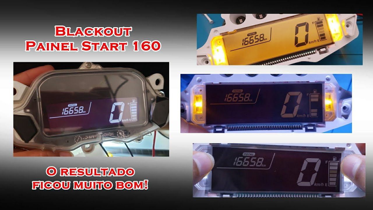 Blackout e troca dos Leds painel Start 160 #start160
