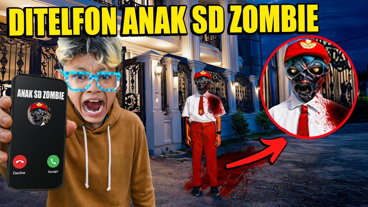 MENGERIKAN!!! BOCIL DI TELPON ANAK SD ZOMBIE UPACARA TENGAH MALAM!!!