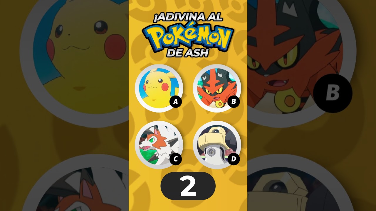&iexcl;ADIVINA AL POK&Eacute;MON DE ASH! 🤔| POK&Eacute;MON QUIZ