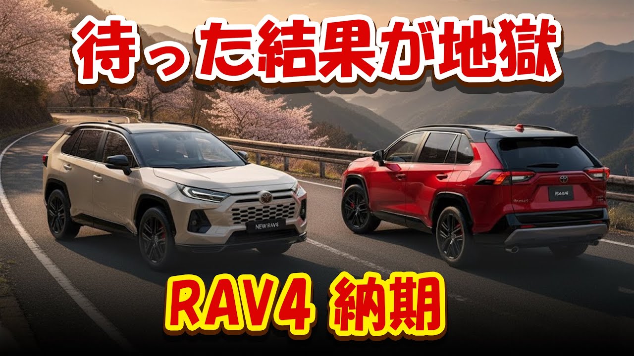 新型RAV4 2026｜待たされすぎて不安 今契約しても夏まで納車なし!? 警告：「人気」を誤解すると、購入タイミングを失う