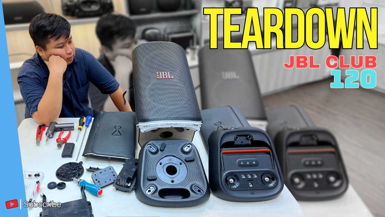 JBL PARTYBOX CLUB 120 Teardown Quá Khó | Pin bé tí thua JBL xtreme 4 - Mạch quá xịn