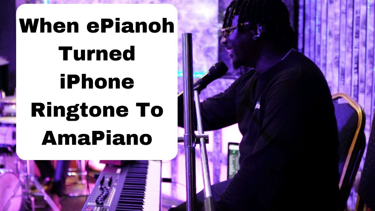THE TIME ePianoh TURNED iPHONE RING TONE TO A CRAZY AMAPIANO!! AUDIENCE WENT NAUGHTS ON THIS ONE!