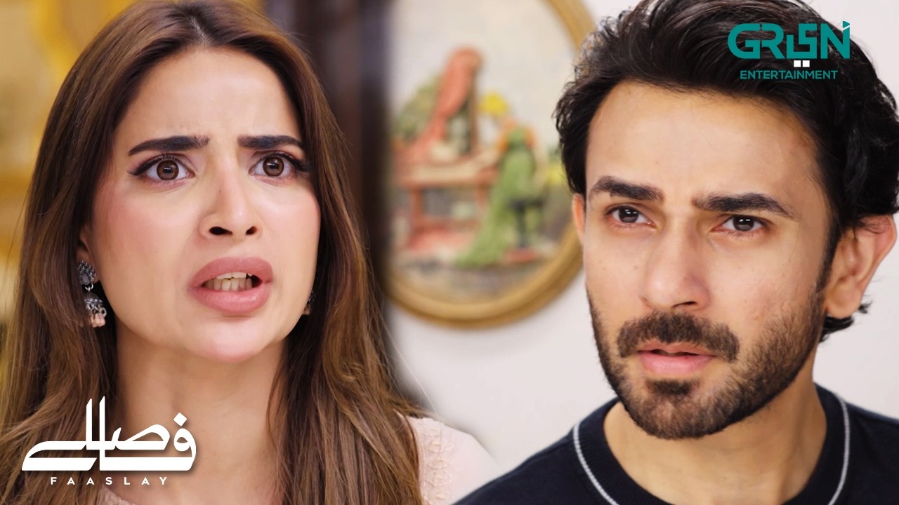 Apni Chahat ki Saza Tum Mujhe Nahi De Sakte | Faaslay | Ali Ansari - Saboor Aly | Green TV