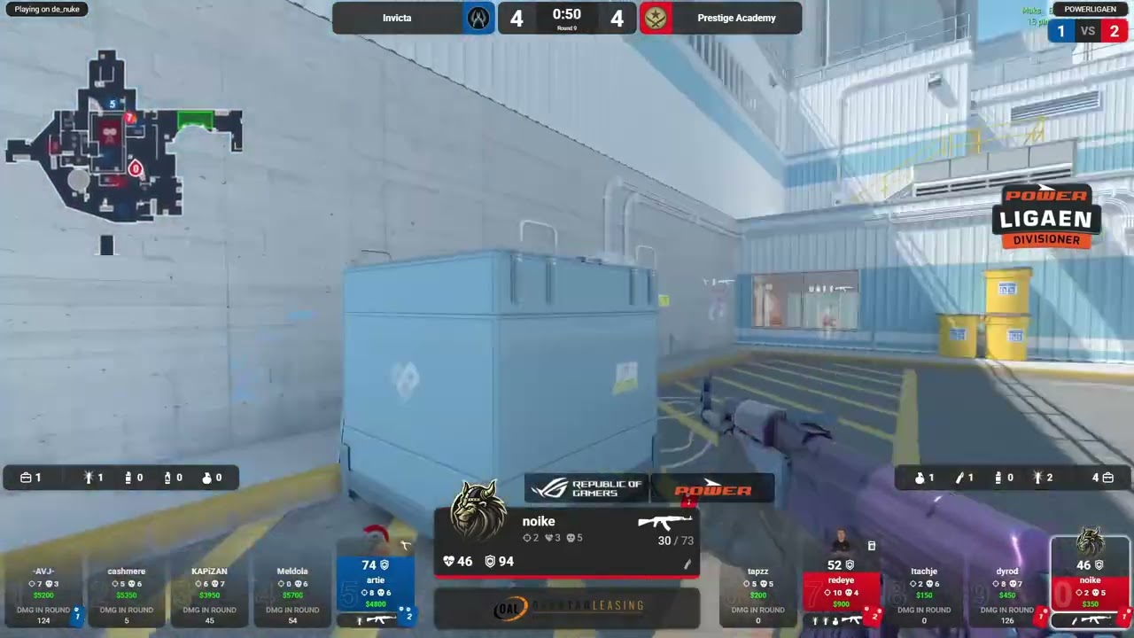 Powerliga | Invicta vs. Prestige Academy med Voice Comms!