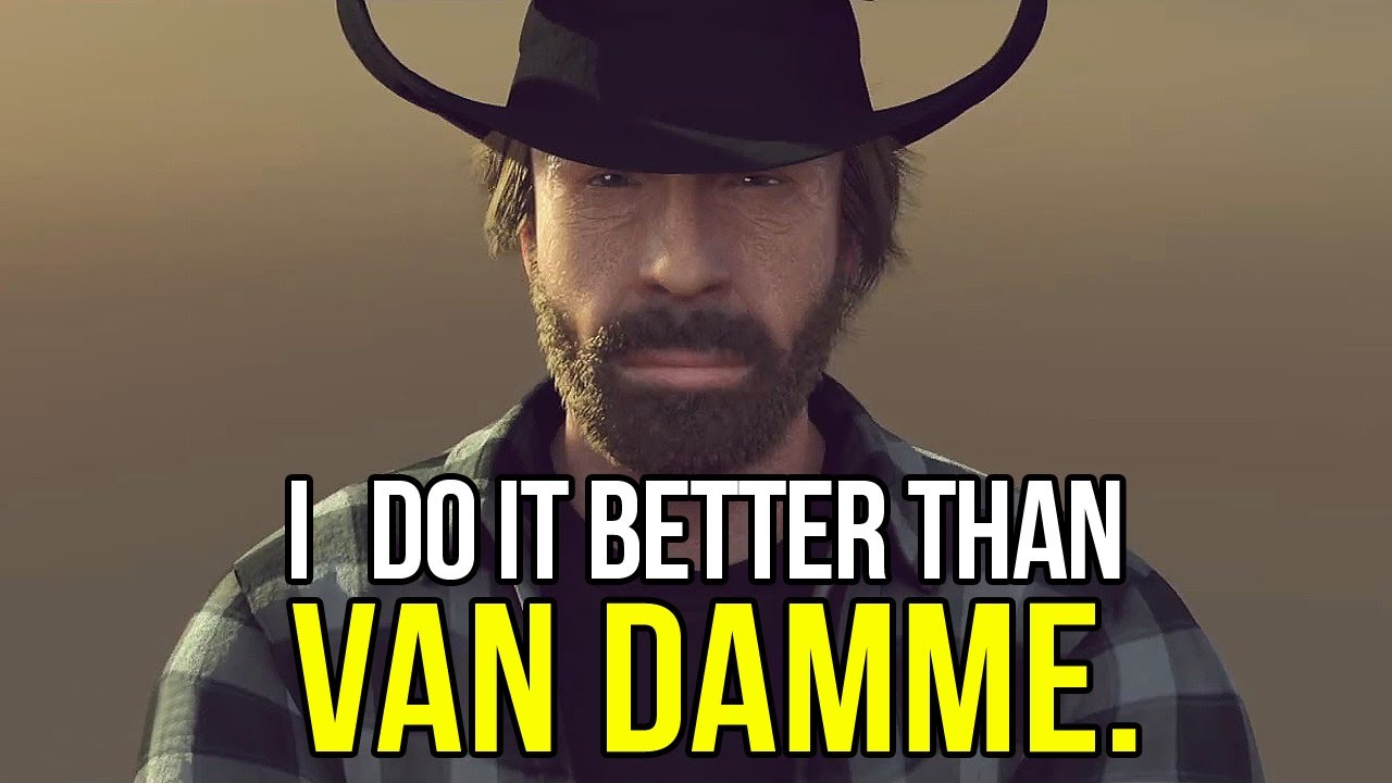 Greetings from Chuck Norris - The epic christmas split