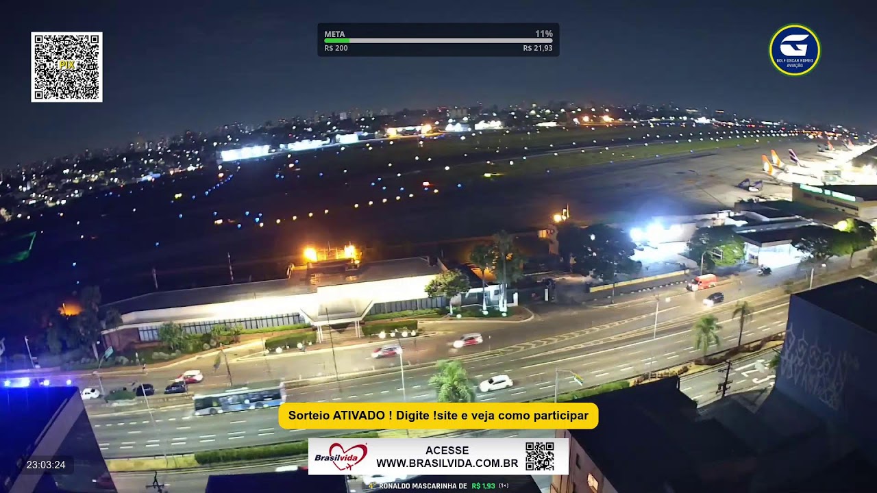 SBSP LIVE #3 - Aeroporto de São Paulo AO VIVO - CGH Airport - 16/02 Noite