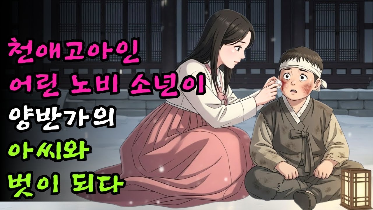 천애고아인 어린 노비 소년이 양반가의 아씨와 벗이 되다 | 야담·민담·전설·설화·옛날이야기·청춘야담
