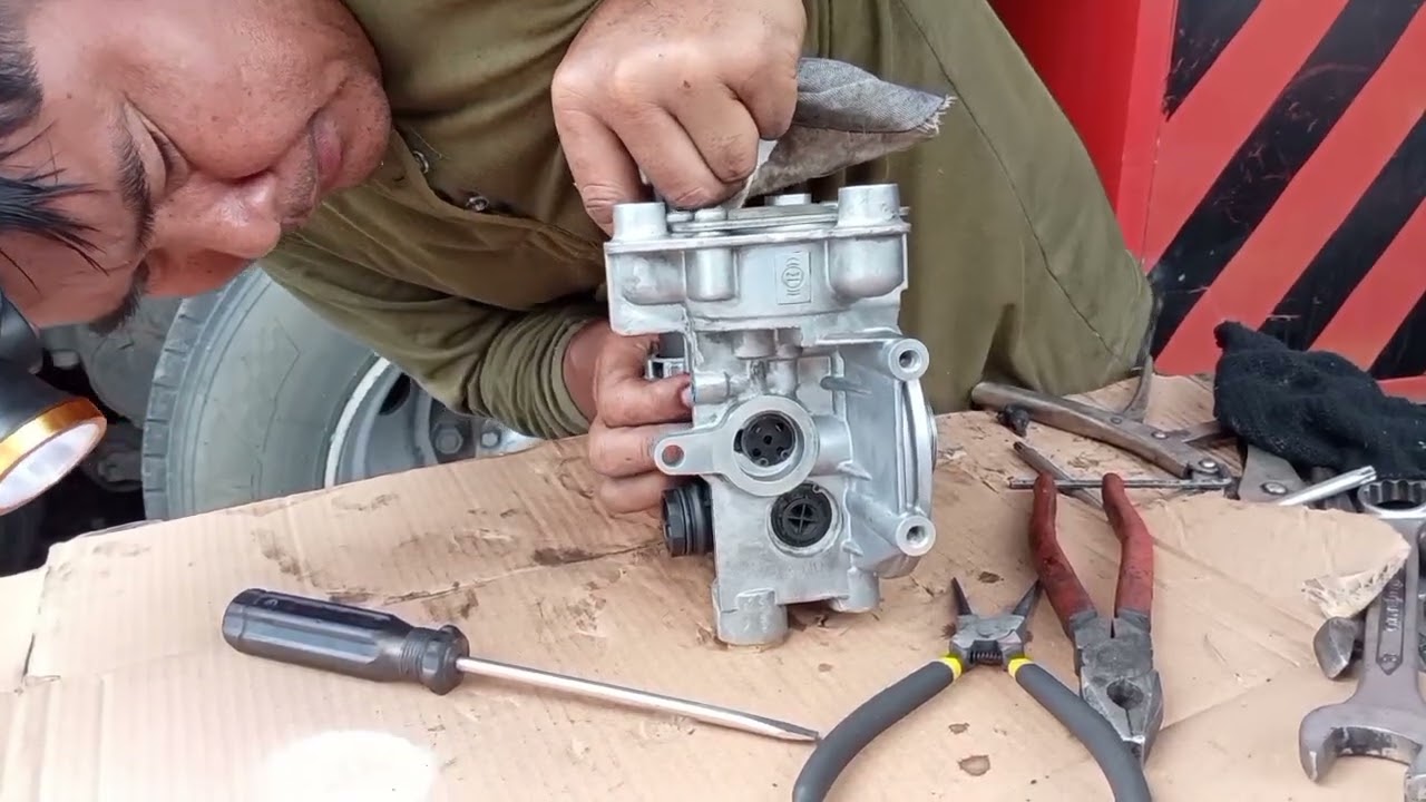HOW TO REPAIR AIR DRAYER SHACMAN TRUCK H3000S