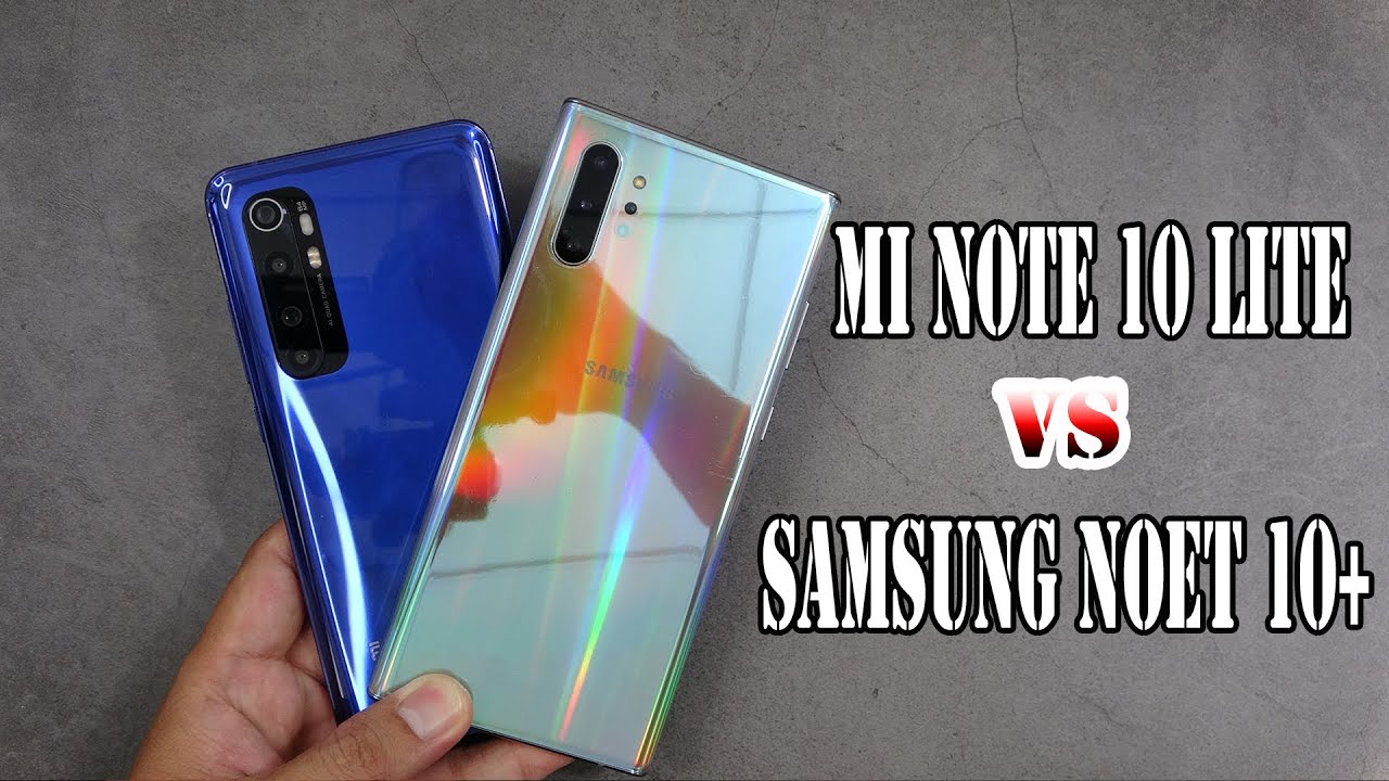 Xiaomi MI note 10 Lite vs Samsung Galaxy note 10 Plus | SpeedTest and Camera comparison