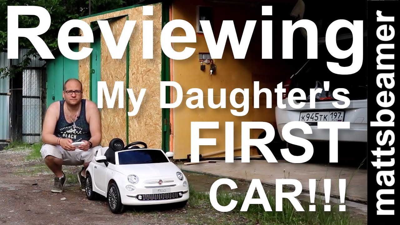 Reviewing my Daughters First Electric Car (FIAT 500) Beetle. A review for parents.