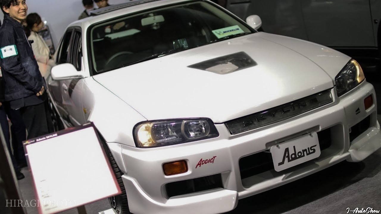 Adonis SKYLINE R34 TAS2024 - 日産愛知自動車大学校 R34スカイライン 東京オートサロン2024