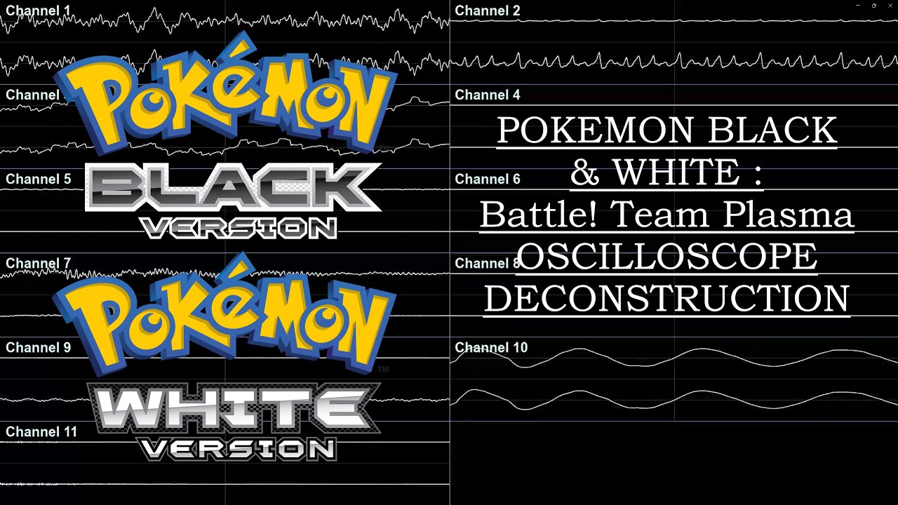 Pokémon Black and White (NDS) - Battle! Team Plasma [Oscilloscope Deconstruction]