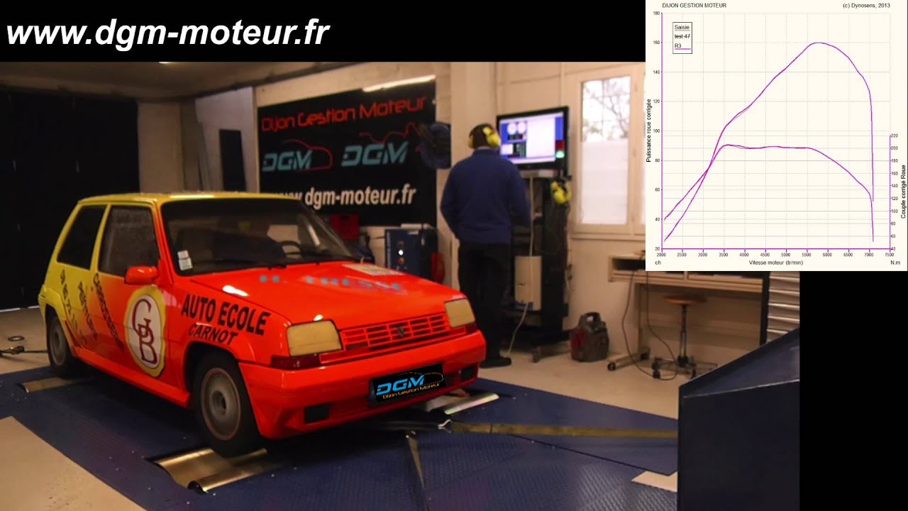 RENAULT 5 GT TURBO 188ch - Dijon Gestion Moteur