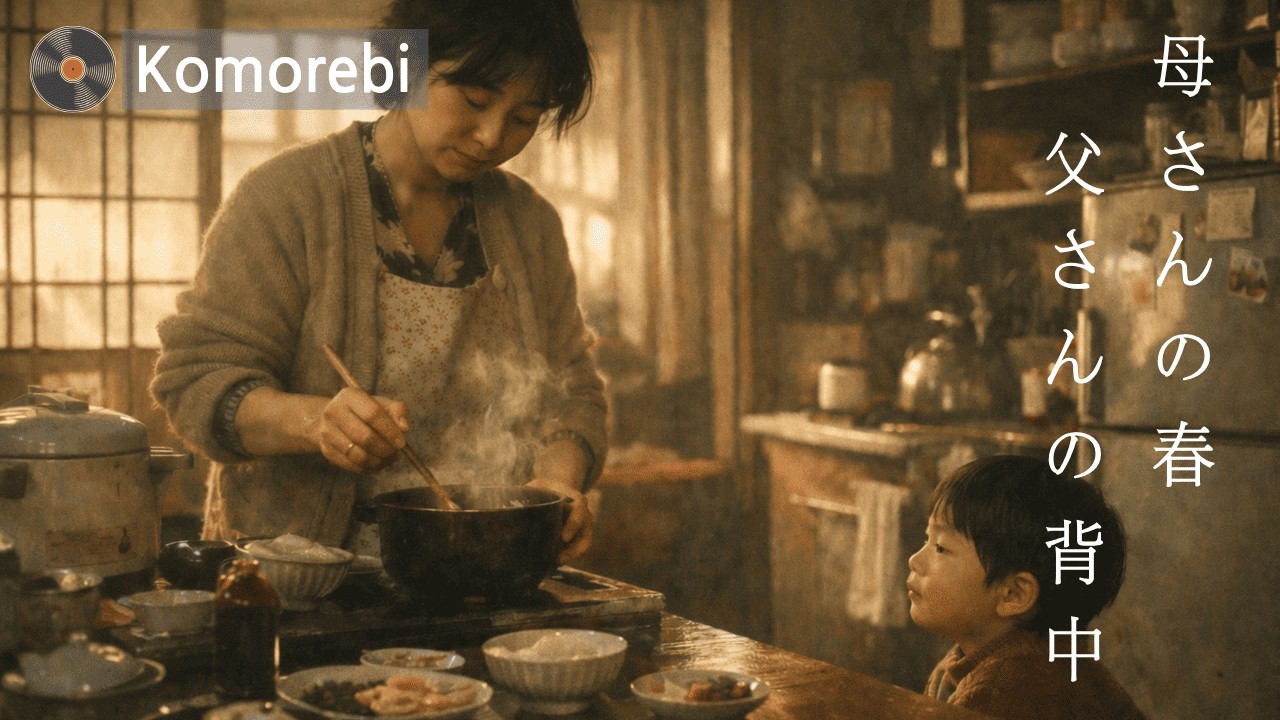 [Komorebi] 母さんの春、父さんの背中 | 昭和歌謡 | 演歌 | 親に感謝