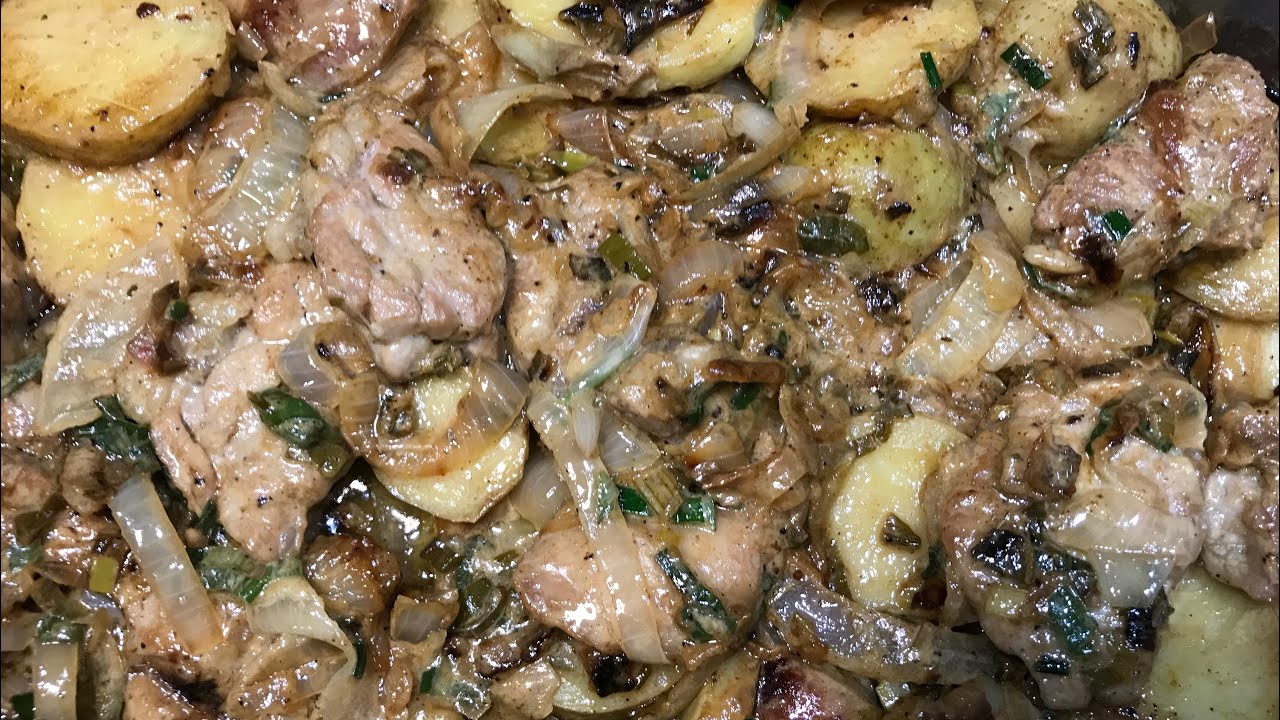 Mollejas al Verdeo. Mollejitas al Verdeo y crema