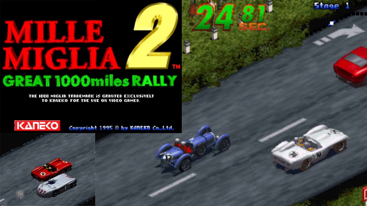 1000 Miglia 2: Great 1000 Miles Rally (1995 Arcade game)