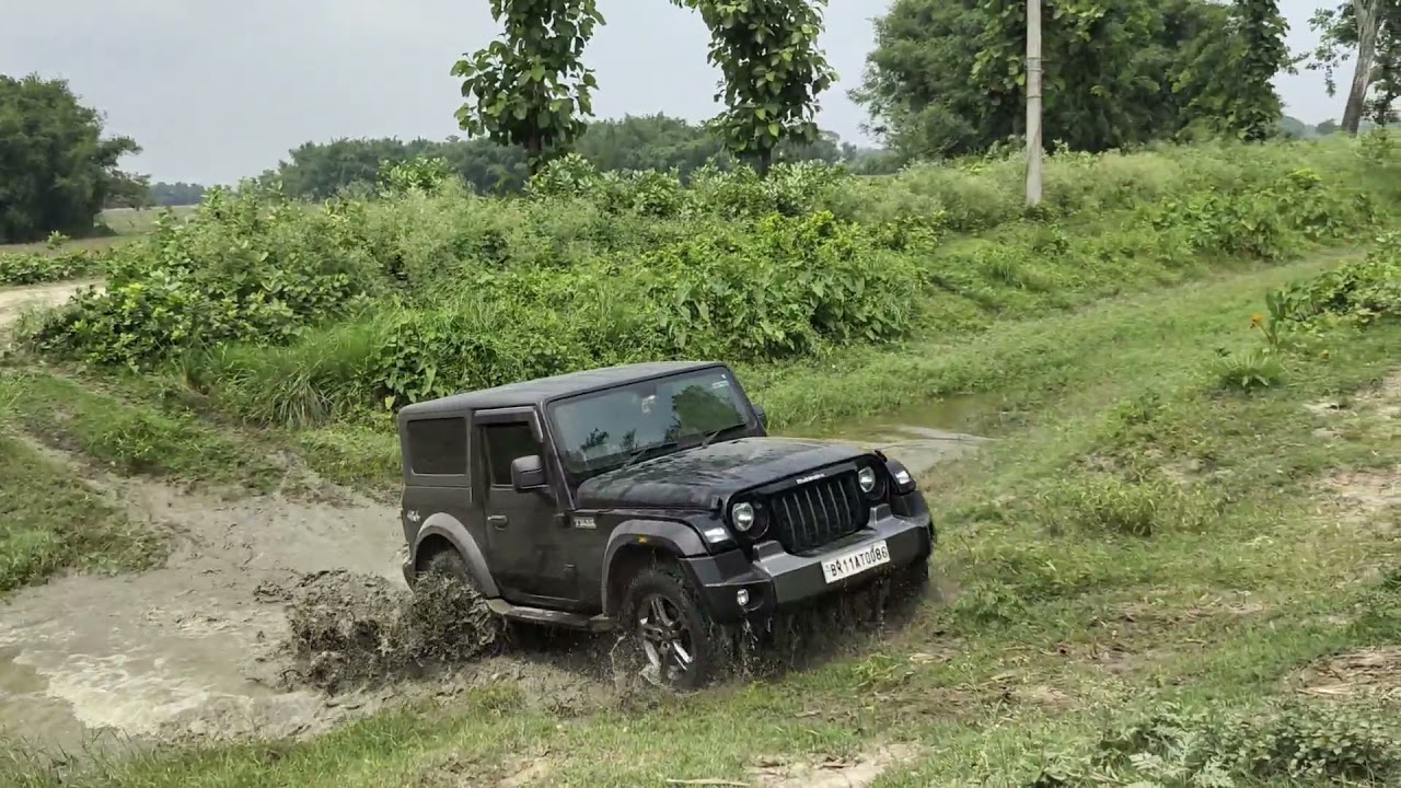 Thar Power 🔥🔥Is Enough For Mud Test Off Roading Test  Shorts YoutubeShorts