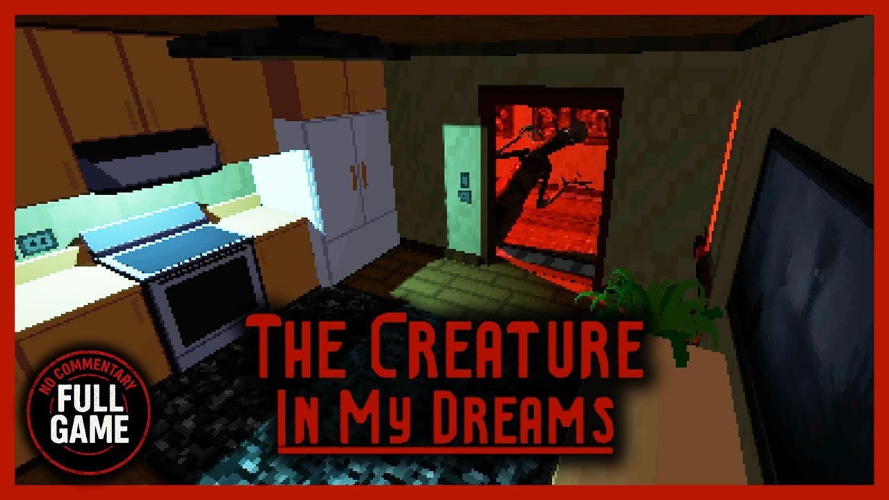 The Creature in My Dreams (itch.io) - Indie Horror Game + All Endings (No Commentary) PC
