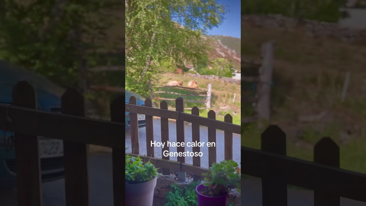 Hoy hace calor en Genestoso #hotelrural #naturaleza #monta&ntilde;a #brisa #calor