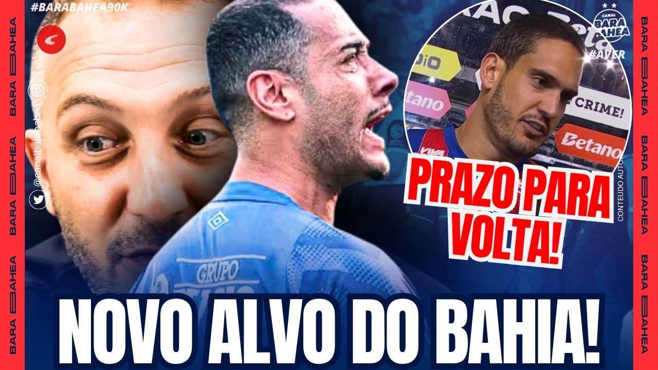 🚨👀🔥REVELA&Ccedil;&Atilde;O! NOVA CONTRATA&Ccedil;&Atilde;O! BAHIA DEVE PAGAR A MULTA!🚨RONALDO: PRAZO PARA VOLTA👀SA&Iacute;DAS DO BAHIA!
