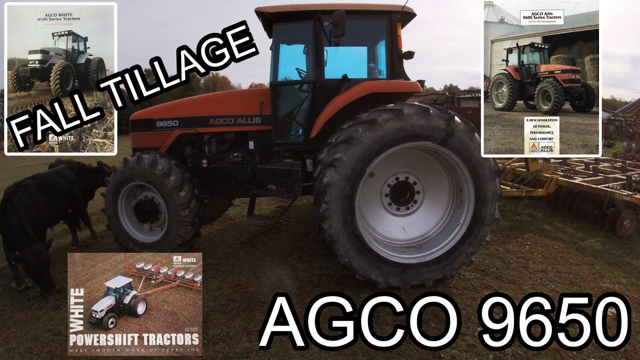 AGCO 9650 (Undercover White 6100 series) and Landoll 875