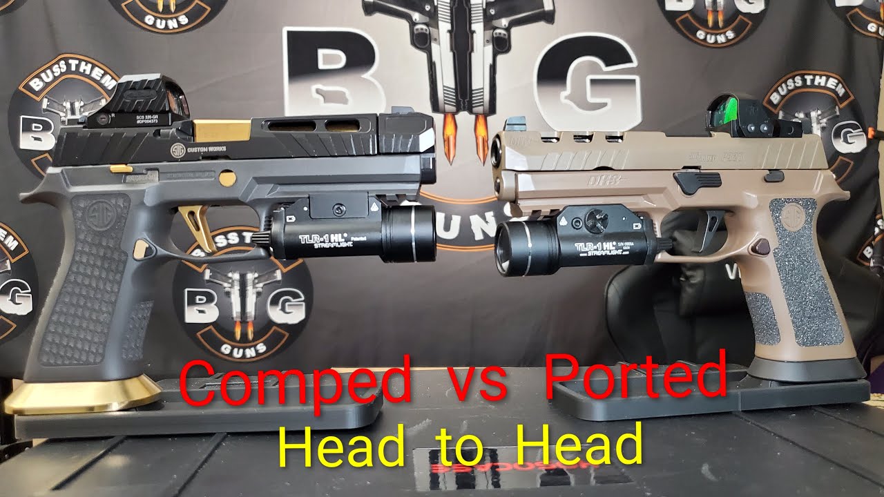 Sig Sauer P320 xFive DH3 V6 Ported No Recoil #viralvideo #edc #gunculture #gunsafety