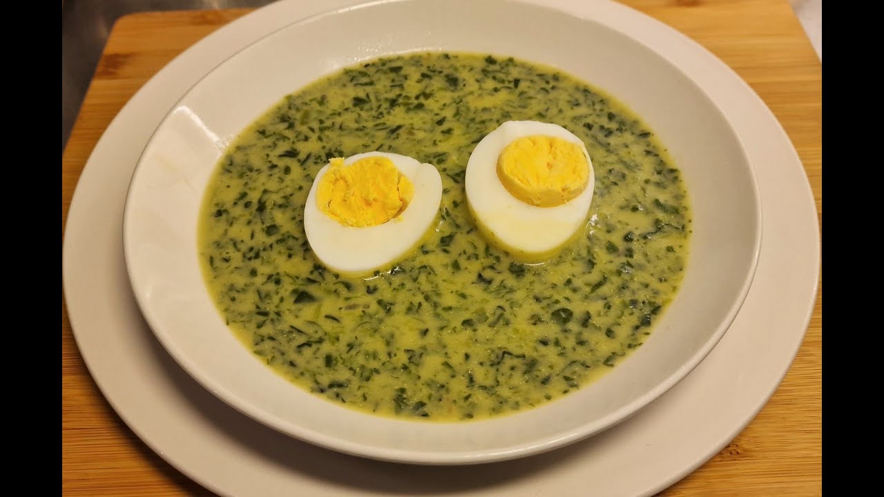 KRÄMIG SPENATSOPPA/CREM SPANAC SUPA/CREAMY SPINACH SOUP