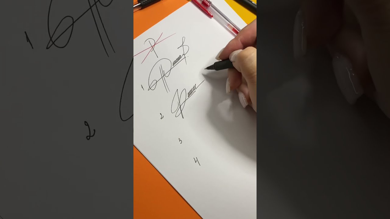 Signature ideas for letter P #creativesignature #signatureideas #signature