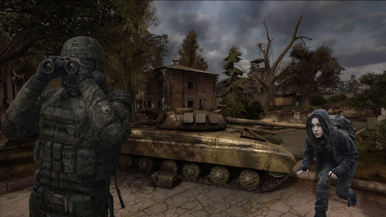 Пробираемся на бывшую базу Свободы. STALKER Поиск #7