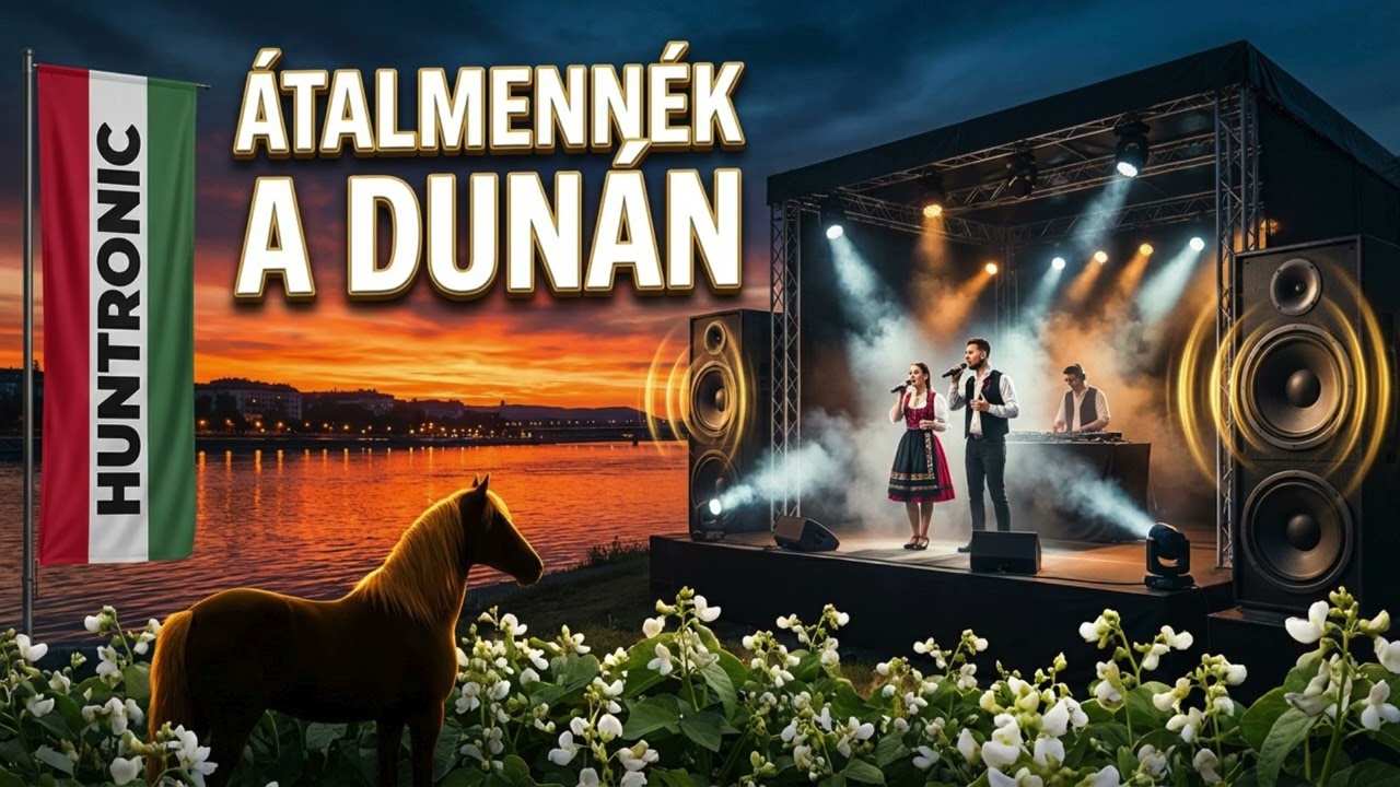 🎶Arany Zoltán - Átalmennék a Dunán 🎻– VIDÁM MAGYAR PARTY ZENE | HUNTRONIC 🇭🇺 #partymusic 🎵