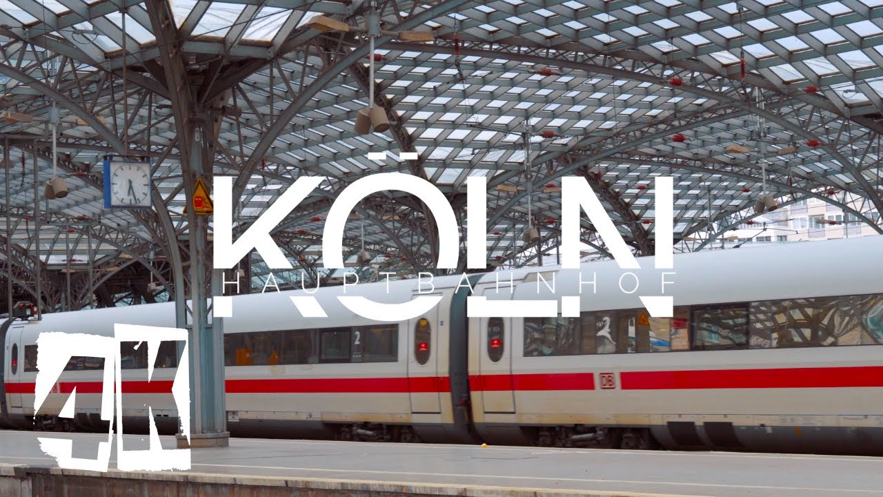 Trains in Germany 4K | Köln Hauptbahnhof
