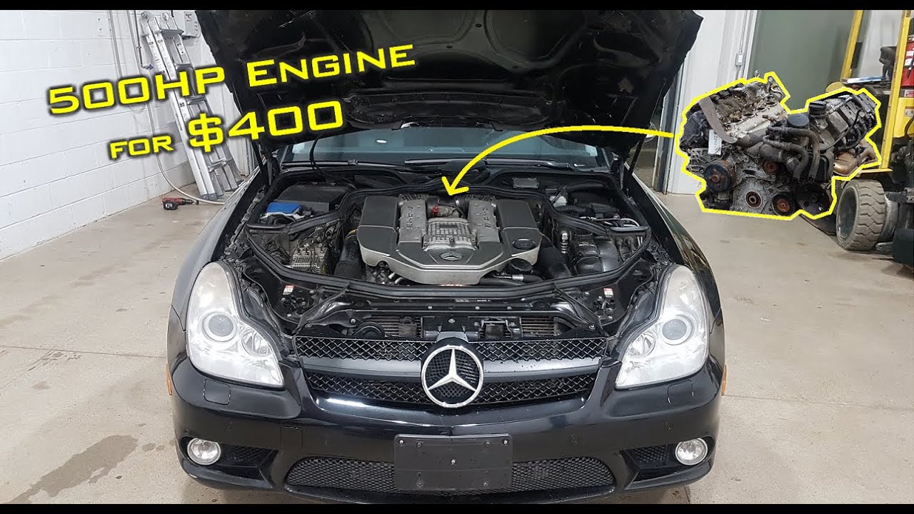 $400 AMG Engine Rebuild over the Weekend! CLS 55 Back to Life