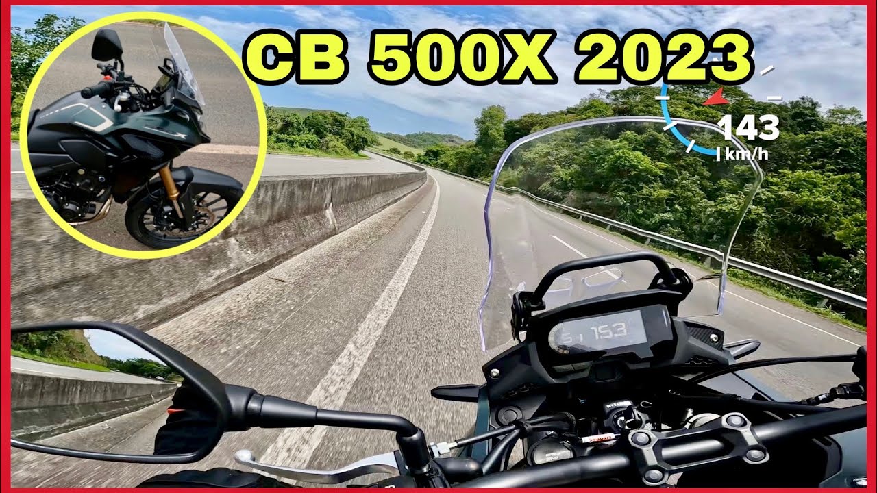 TESTE E TOCADA HARD CB 500 X 2023 MAIS REVIEW/TESTE NA RODOVIA/VALE O PREÇO PELO QUE ENTREGA?