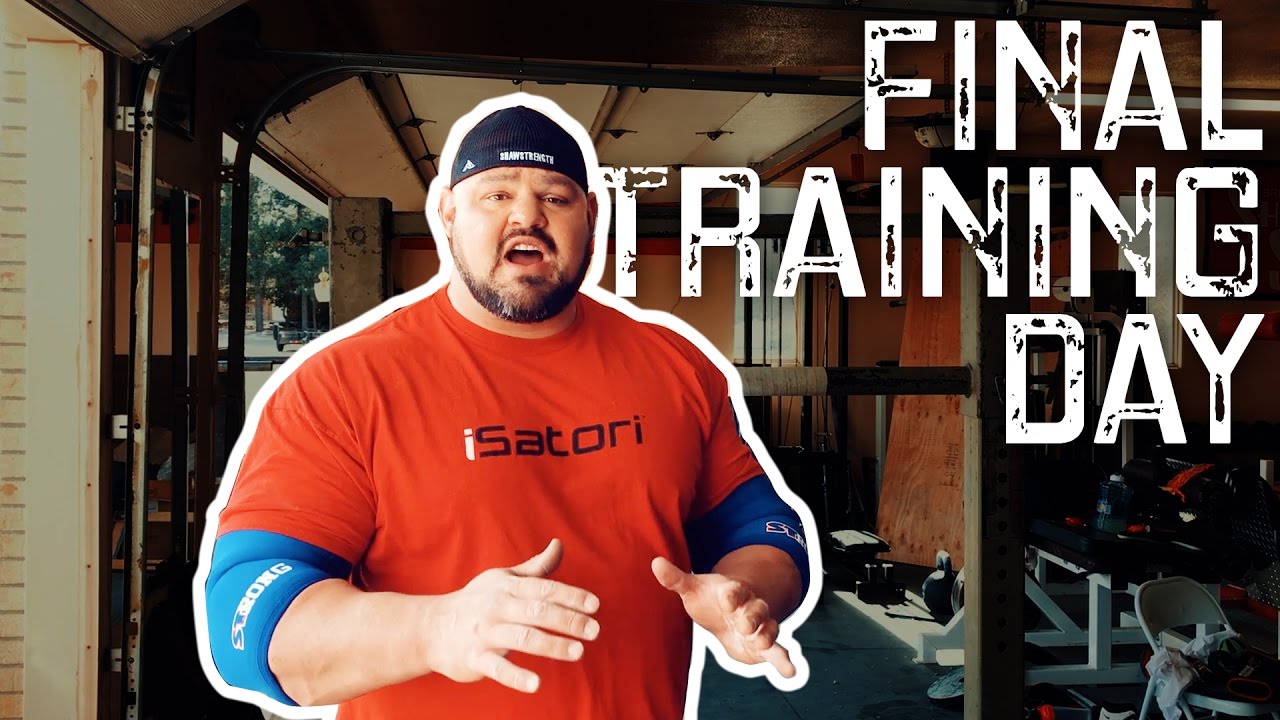 Brian Shaw's Last Training Day: Prepping For The Arnold Classic