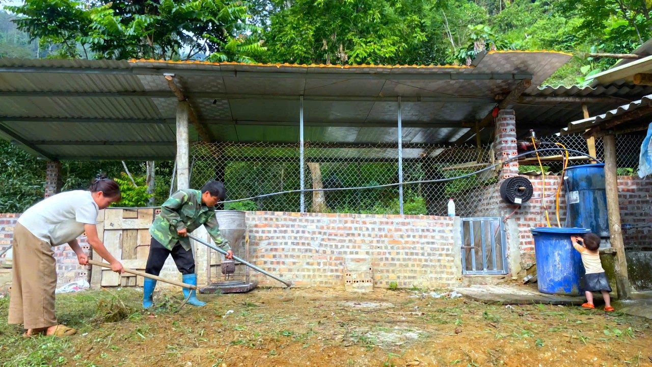 SU & HUYEN joined forces to help the owner clean up the old farm. Remembering the kindness