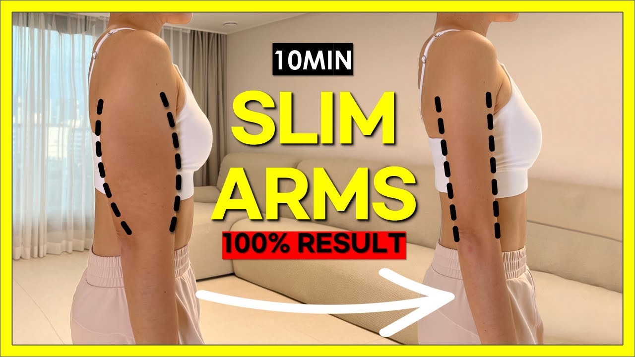 10min Slim Arm Workout | Burn Flabby Arm Fat🔥 | All Seated & No Equipment (100% RESULT)