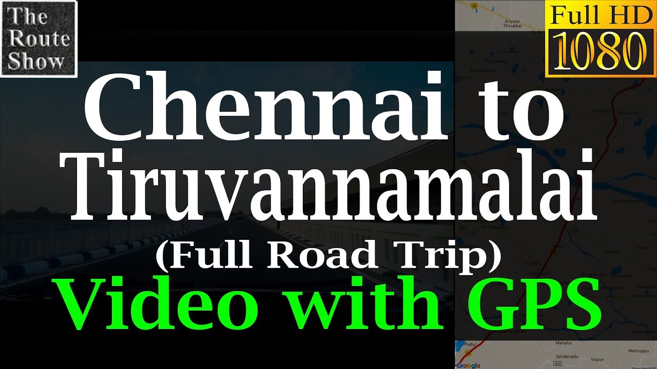 Drive to Tiruvannamalai from Chennai(Arulmigu Annamaliyar Temple) full road trip | With GPS