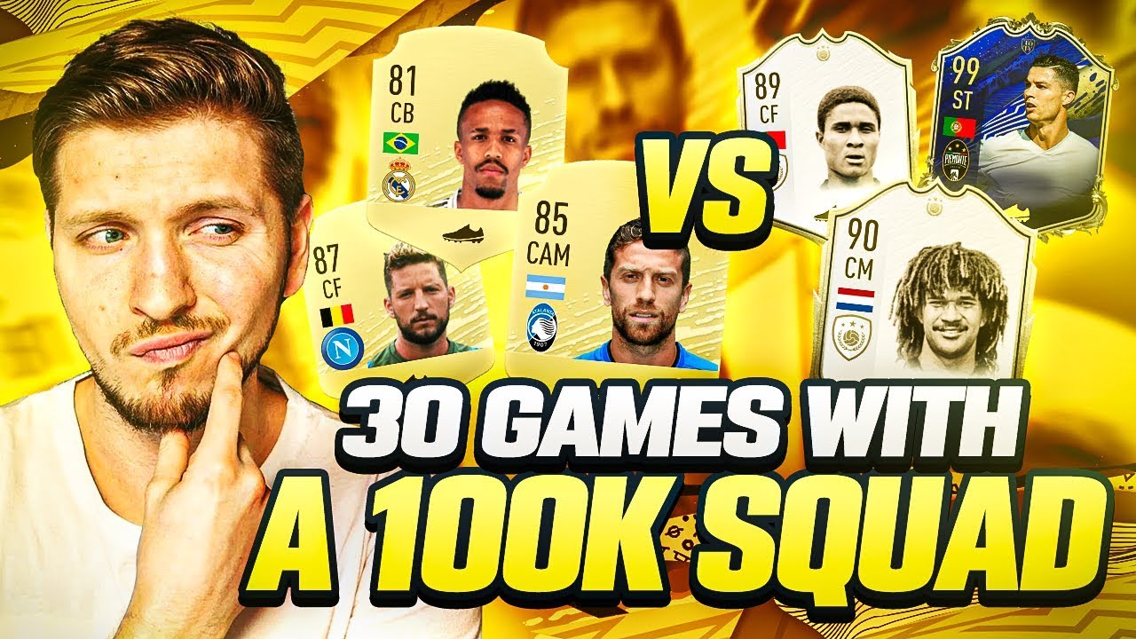 Я СЫГРАЛ 30 МАТЧЕЙ СОСТАВОМ ЗА 100К В МАРТЕ - FIFA 20 FUT CHAMPIONS