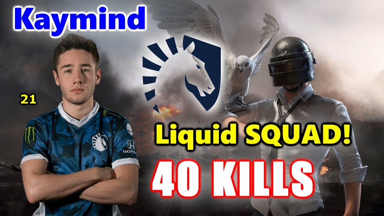 Team Liquid Kaymind, Jeemzz & ibiza - 40 KILLS - Team Liquid SQUAD - PUBG
