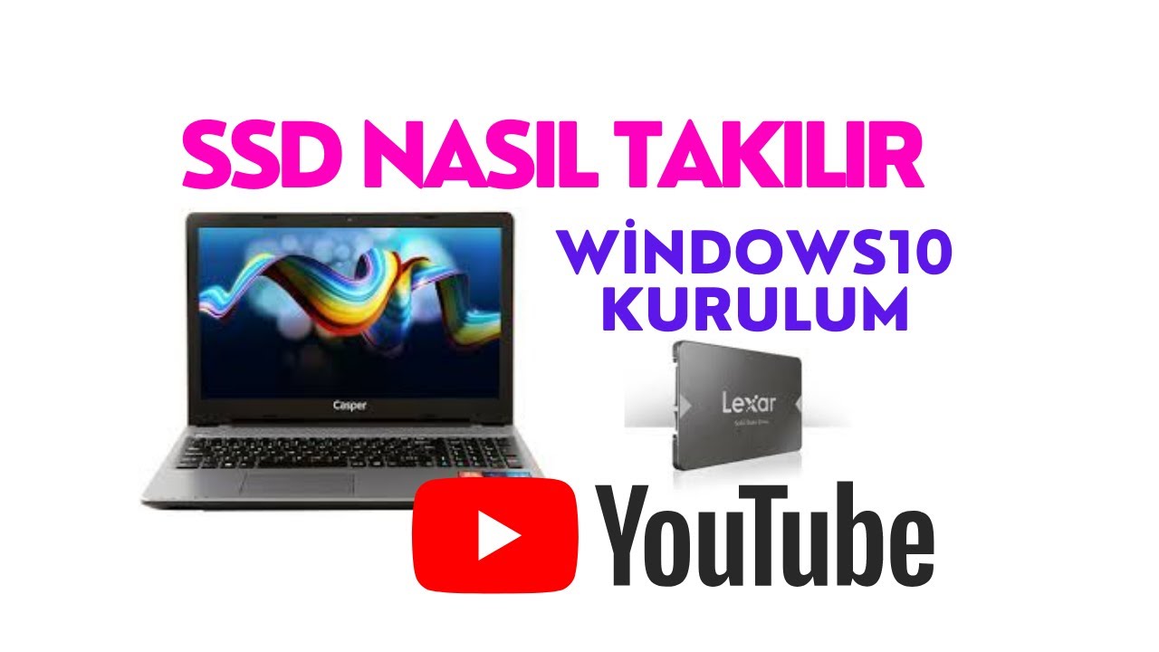 Как установить SSD, форматирование Windows 10, Как установить SSD на ноутбук Casper C300