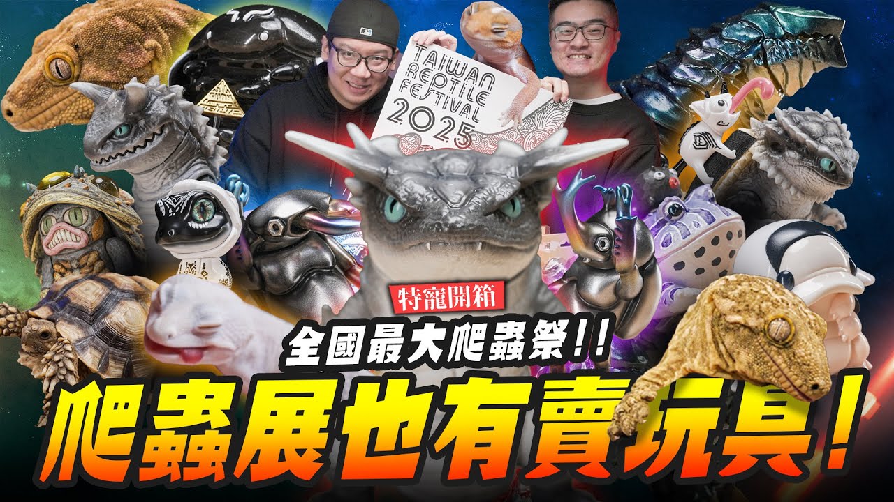 【特寵開箱】爬蟲展也有賣玩具？～全國最大2025爬蟲祭來囉！#台灣爬蟲祭｜Mr.Joe Hobby.tv