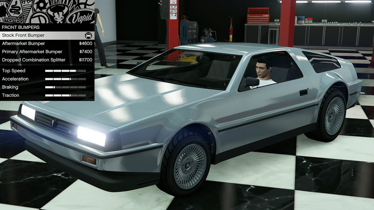 GTA 5 - Кастомизация транспортных средств из прошлых DLC - Imponte Deluxo (DeLorean DMC-12)