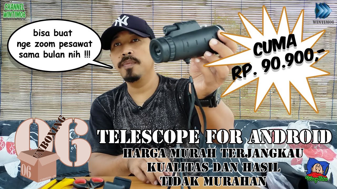 Unboxing Telescope Harga RP. 90.900,- ( Murah dengan hasil yang istimewa )